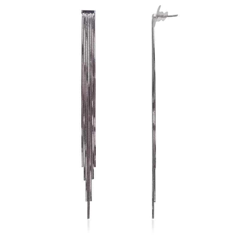 Moonstruck Fashion Jewellery Dazzling Fringe Dangle Earrings for Women Elegant Statement Jewelry, Long Drop Earrings for Party, Wedding, Evening Wear, Chic Accessories for Gifts and Anniversaries