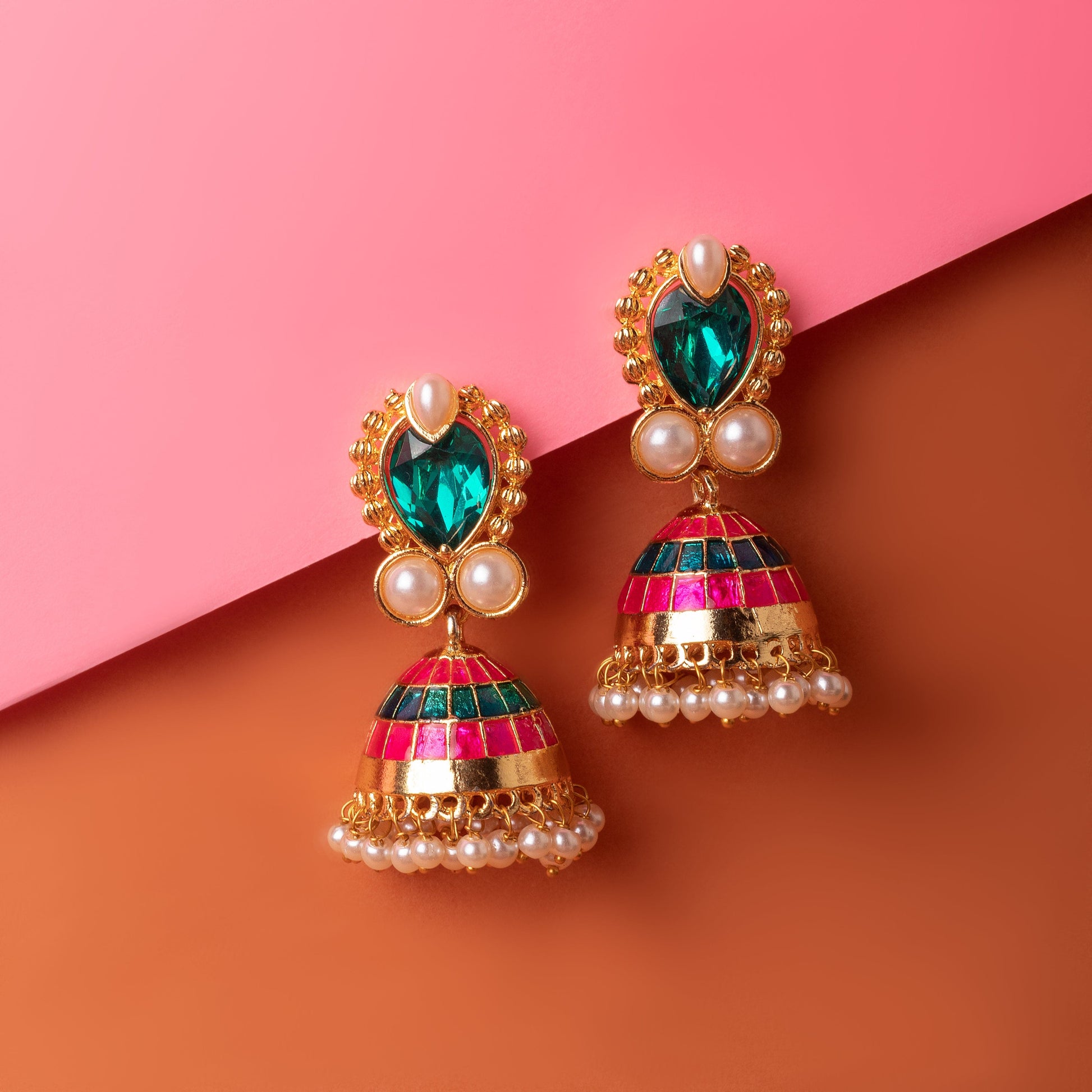 Buy Traditional Earrings Set Combo For Women/Girls Online - Moonstruck Costume Jewellery - www.MoonstruckINC.com