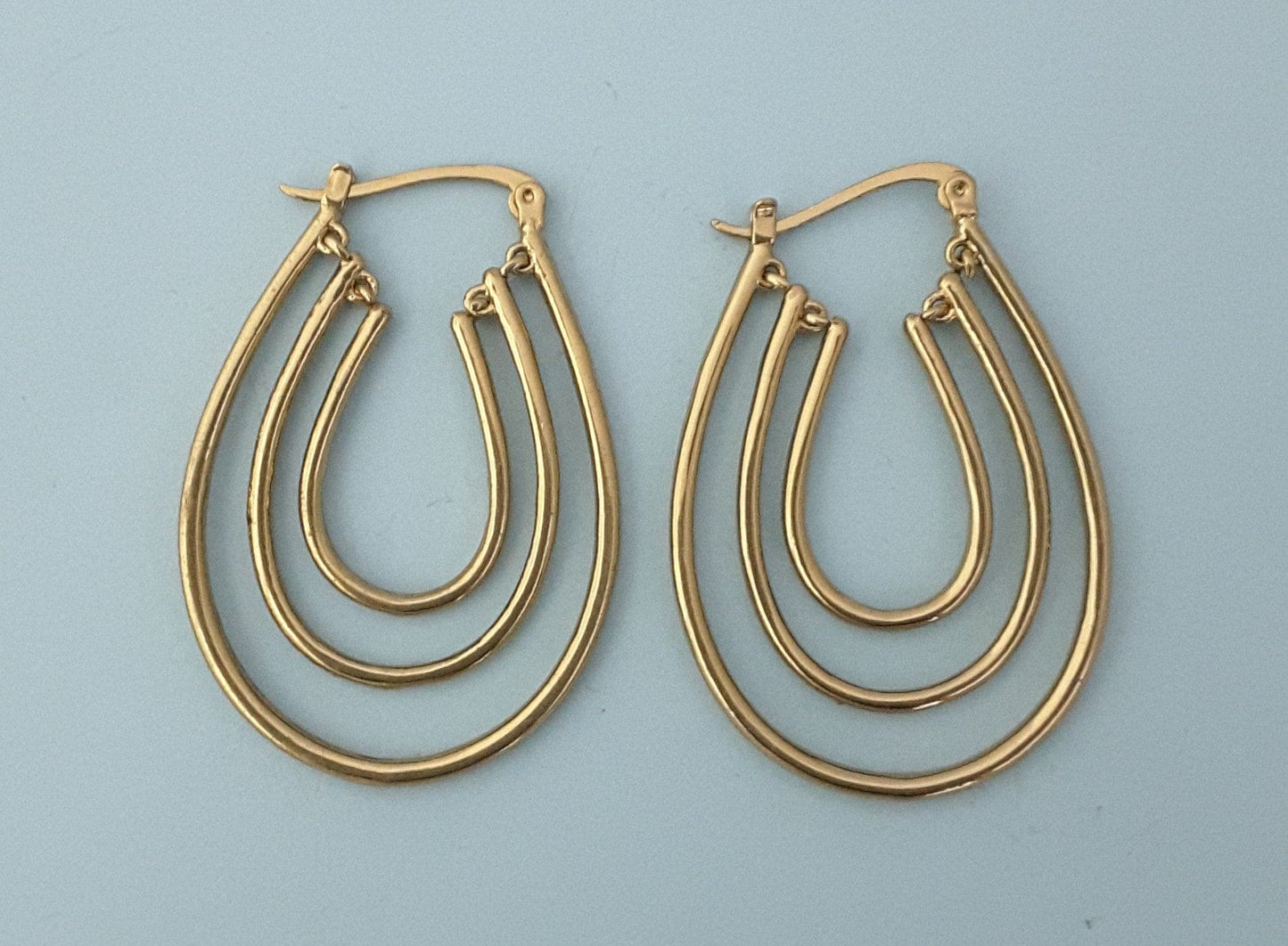 Moonstruck Antique Gold/Golden Hoop Earrings for Women - www.MoonstruckINC.com