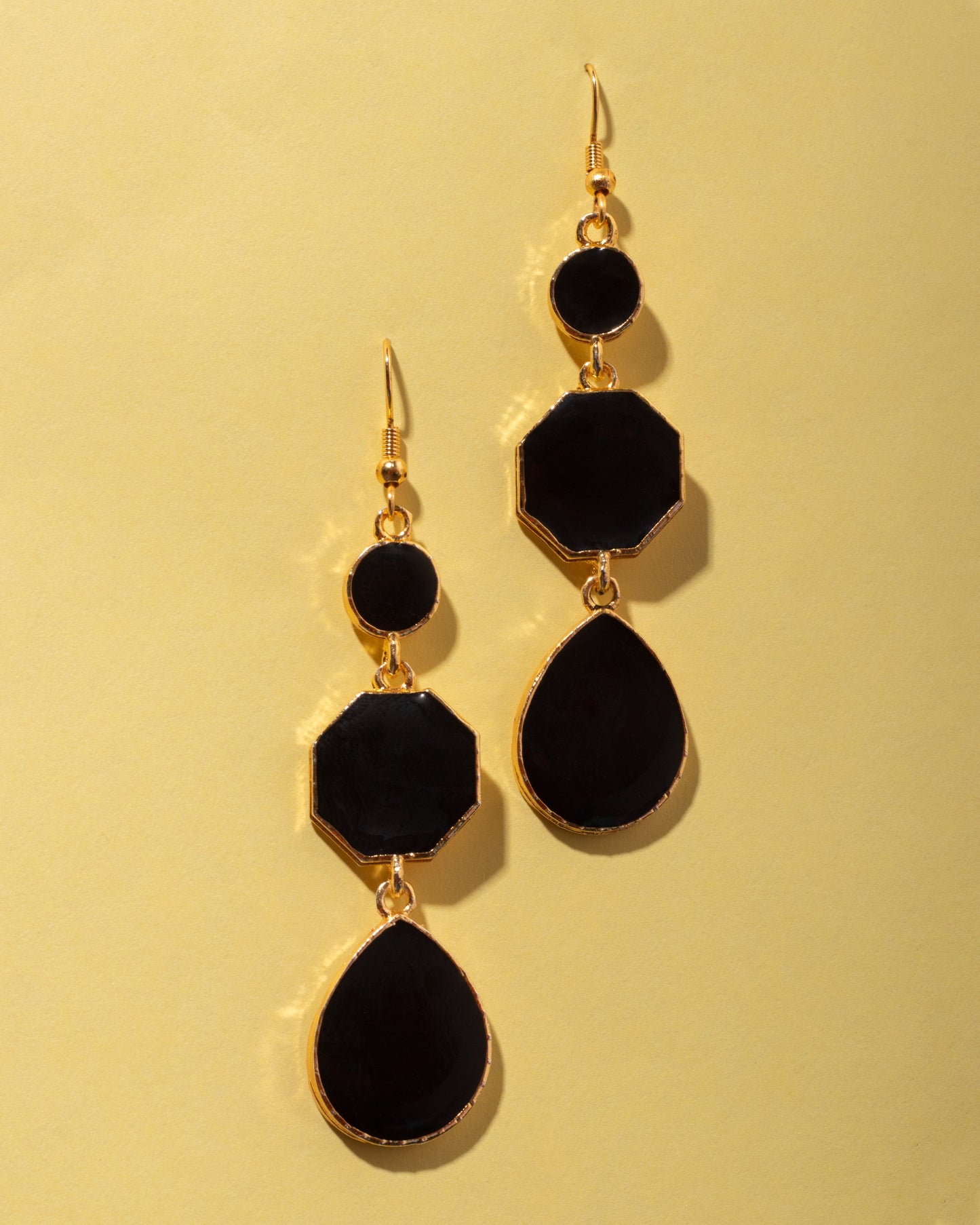Moonstruck Dangle Drop Earrings (Black) - www.MoonstruckINC.com