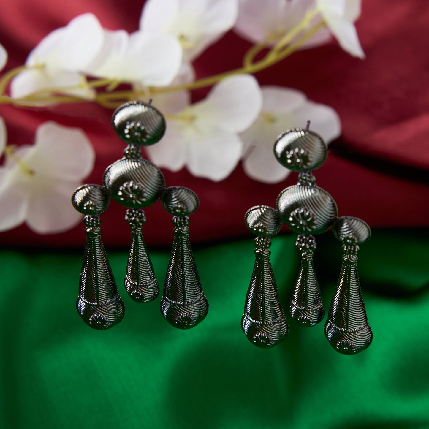 Moonstruck Oxidised Ethnic Indian Drop & Dangle Earrings For Women - www.MoonstruckINC.com