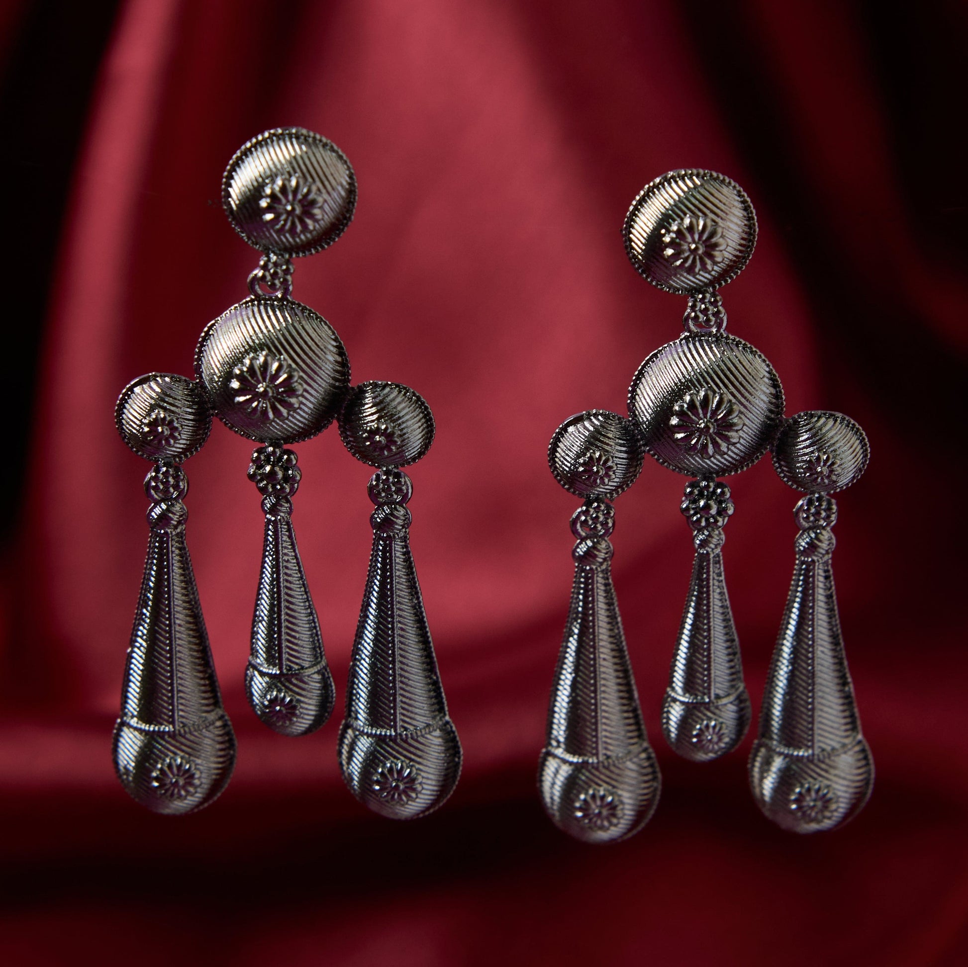 Moonstruck Oxidised Ethnic Indian Drop & Dangle Earrings For Women - www.MoonstruckINC.com