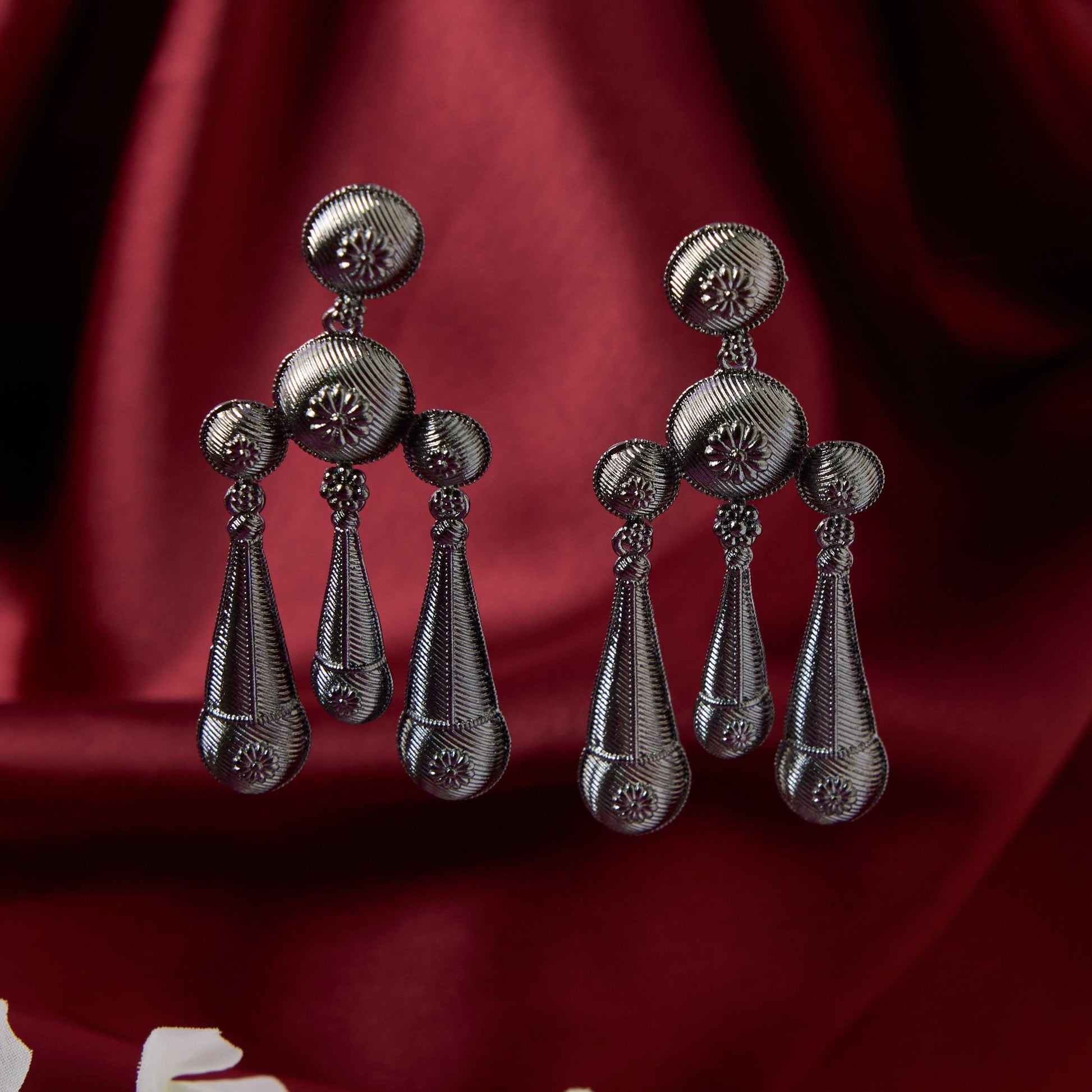 Moonstruck Oxidised Ethnic Indian Drop & Dangle Earrings For Women - www.MoonstruckINC.com