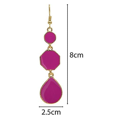 Moonstruck Dangle Drop Earrings For Women(Pink) - www.MoonstruckINC.com
