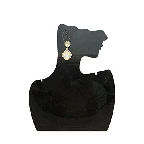 Moonstruck Dangle Earrings for Women & Girls (White opal) - www.MoonstruckINC.com