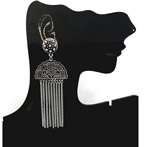 Moonstruck Chain Dangle Drop Earrings for Women - www.MoonstruckINC.com