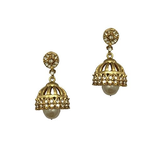 Moonstruck Pearl Jhumkis Drop & Dangler Earring for Women Traditional - www.MoonstruckINC.com