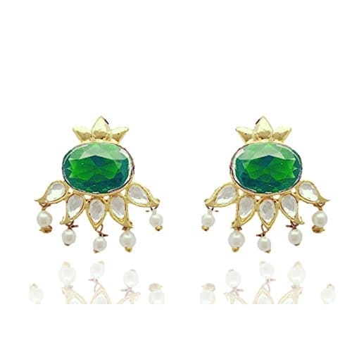 Moonstruck Stud Earring for Women & Girls (Green) - www.MoonstruckINC.com