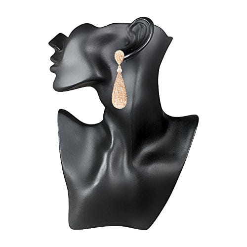 Moonstruck Rose Gold Metal Dangle Drop Earrings For Women - www.MoonstruckINC.com