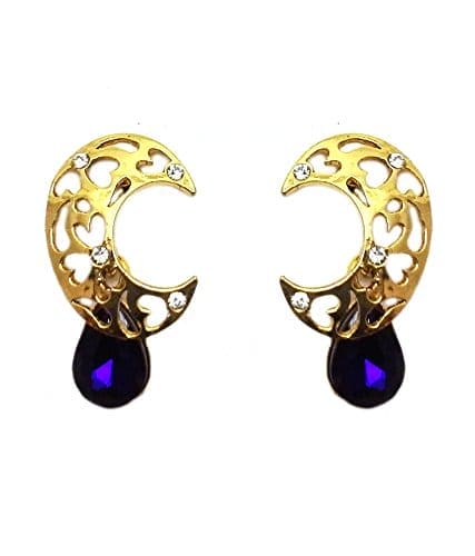 Moonstruck Dangle & Drop Earring For Women (Blue) - www.MoonstruckINC.com