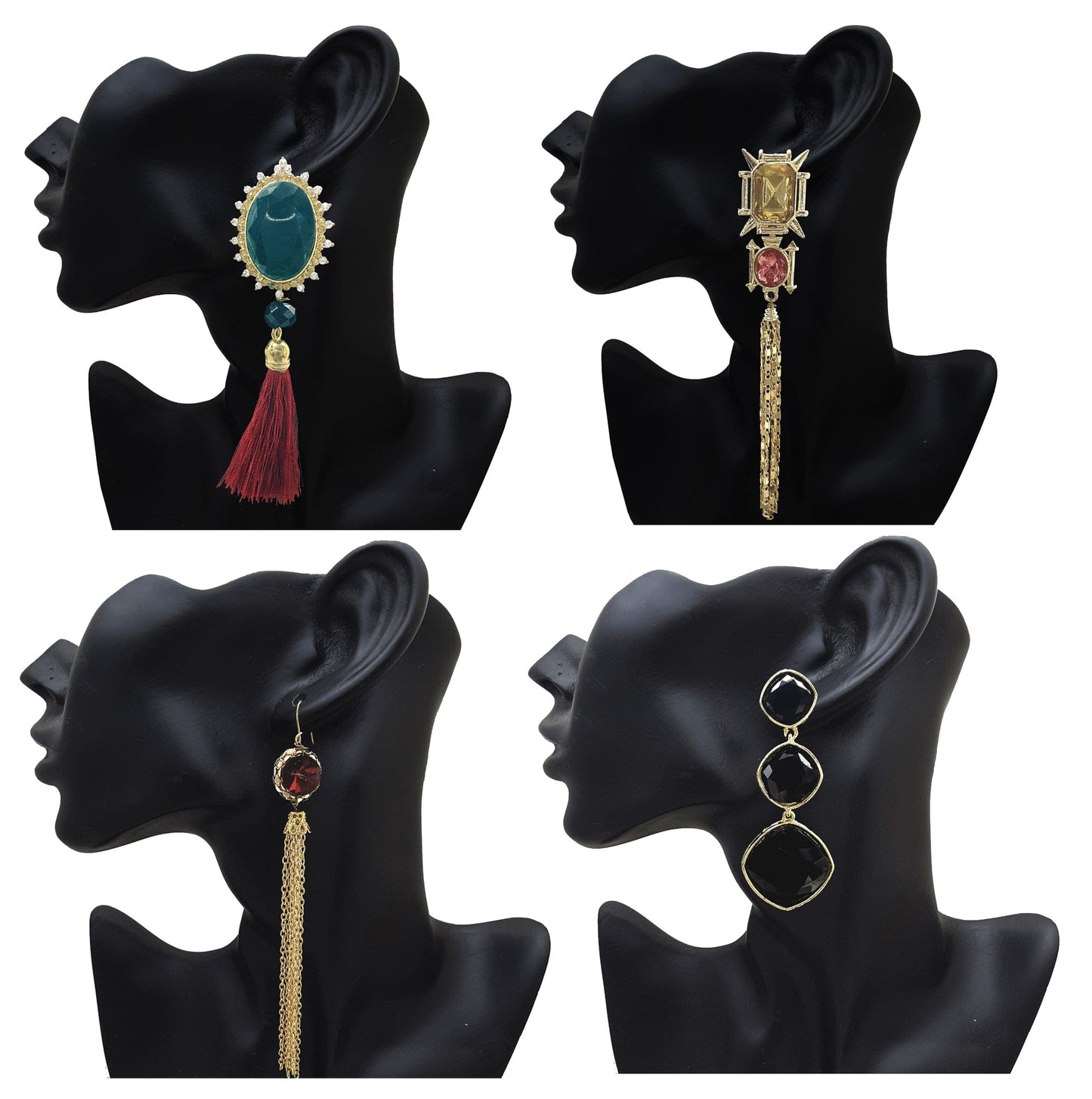 Moonstruck 15 Pairs Of Fashion Earrings Combo For Women Western & Traditional (Multicolour) - www.MoonstruckINC.com