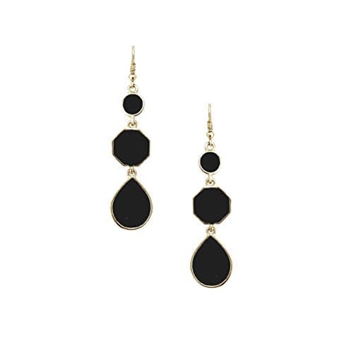 Moonstruck Dangle Drop Earrings (Black) - www.MoonstruckINC.com