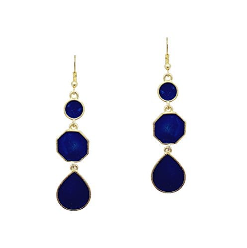 Moonstruck Dangle Drop Earrings (Blue) - www.MoonstruckINC.com