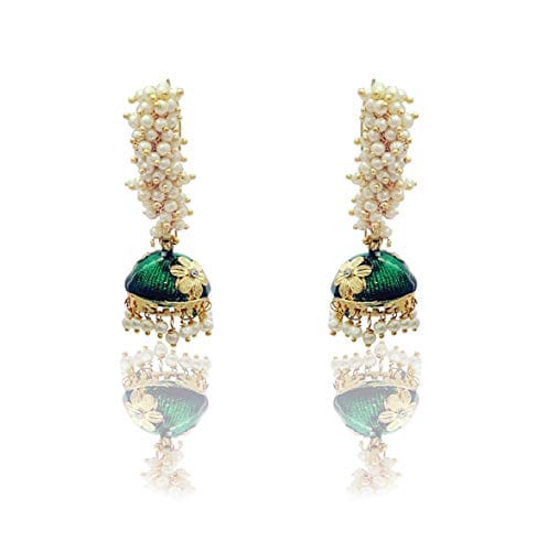 Brass Jhumki Earring Price in India - Buy Brass Jhumki Earring online at  Shopsy.in