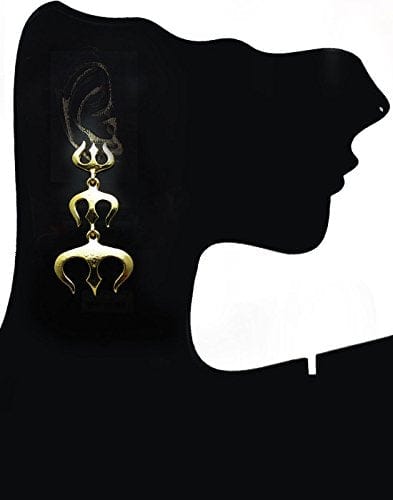 Moonstruck Golden plating Dangler Earring for Girls - www.MoonstruckINC.com