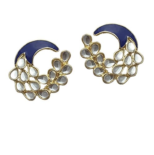 Moonstruck  Stud Earring For Women (Blue) - www.MoonstruckINC.com