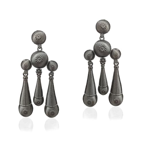 Moonstruck Oxidised Ethnic Indian Drop & Dangle Earrings For Women - www.MoonstruckINC.com