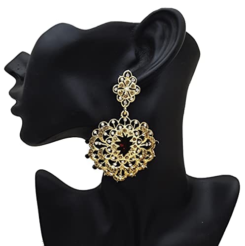 Moonstruck 15 Pairs Of Fashion Earrings For Women Party & Traditional Wear (Multicolour) - www.MoonstruckINC.com