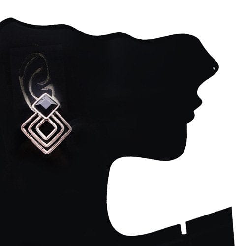 Moonstruck Stud Earring for Women & Girls (Black) - www.MoonstruckINC.com